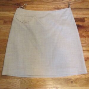 Wool/Silk Blend Mini Skirt, Size 6